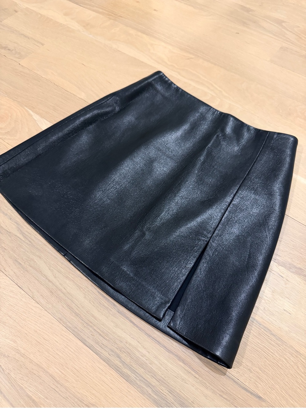 Aritzia - Sunday Best - Tatianna Black Faux Leather Mini Skirt